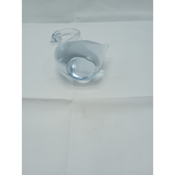 Art Glass Swan Pale Blue Hand Blown Murano Style MCM Mid Century SOMMERSO - Picture 11 of 12